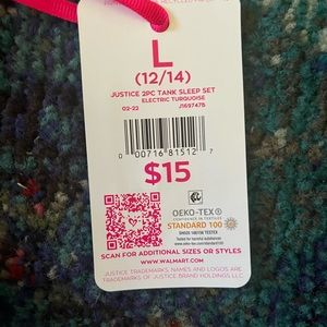 Justice sleepwear set